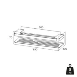 Tiger Douchemand Met Handdoekhouder Caddy Zw -Tiger 123 10