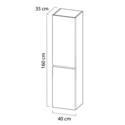 Tiger Karlo Kolomkast Chalet Eiken 160 Cm -Tiger 123 1201