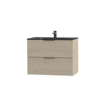 Tiger Studio Badkamermeubel 80 Cm Naturel Eiken Met Wastafel Polybeton Mat Zwart Greep Rvs Plat 3 Tiger Studio Badkamermeubel 80 Cm Naturel Eiken Met Wastafel Polybeton Mat Zwart Greep Rvs Plat - Afbeelding 3