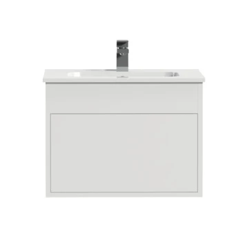 Tiger Helsinki Badkamermeubel 60 Cm Hoogglans Wit Met Wastafel Keramiek Wit 2 Tiger Helsinki Badkamermeubel 60 Cm Hoogglans Wit Met Wastafel Keramiek Wit - Afbeelding 2