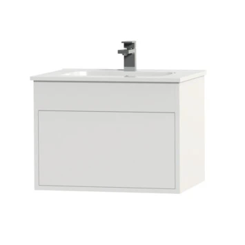 Tiger Helsinki Badkamermeubel 60 Cm Hoogglans Wit Met Wastafel Keramiek Wit 3 Tiger Helsinki Badkamermeubel 60 Cm Hoogglans Wit Met Wastafel Keramiek Wit - Afbeelding 3