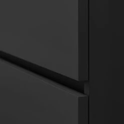 Tiger Karlo Badkamermeubel 60cm Mat Zwart Met Eiken Wasblad En Keramische Waskom -Tiger 123 1462