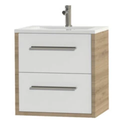 Tiger Badkamermeubel Boston 60 Cm Chalet Eik Met Polybeton Wastafel Wit En Ronde Grepen RVS 6 Tiger Badkamermeubel Boston 60 Cm Chalet Eik Met Polybeton Wastafel Wit En Ronde Grepen RVS -Tiger 123 1470