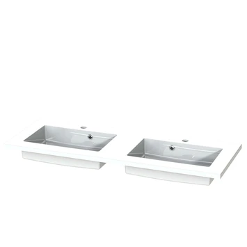 Tiger Karlo Badkamermeubel 120 Cm Hoogglans Wit Met Wastafel Hoogglans Wit 2 Tiger Karlo Badkamermeubel 120 Cm Hoogglans Wit Met Wastafel Hoogglans Wit - Afbeelding 2