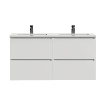 Tiger Karlo Badkamermeubel 120 Cm Hoogglans Wit Met Wastafel Hoogglans Wit 3 Tiger Karlo Badkamermeubel 120 Cm Hoogglans Wit Met Wastafel Hoogglans Wit - Afbeelding 3