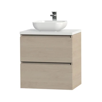 Tiger Karlo Badkamermeubelset 60 Cm Naturel Eik Met Wit Houten Wasblad En Glanzend Witte Keramische Waskom 1 Tiger Karlo Badkamermeubelset 60 Cm Naturel Eik Met Wit Houten Wasblad En Glanzend Witte Keramische Waskom