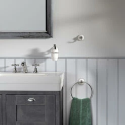 Tiger Ivy Zeepdispenser 200ml Chroom/wit Keramiek -Tiger 123 1828