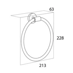 Tiger Handdoekring Boston RVS Glans 7 Tiger Handdoekring Boston RVS Glans -Tiger 123 1841