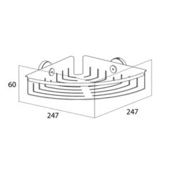 Tiger Hoekkorf Boston Groot Chroom 9 Tiger Hoekkorf Boston Groot Chroom -Tiger 123 1846