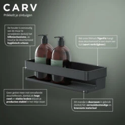 Tiger Douchemand Carv 28 Cm Zwart -Tiger 123 1907