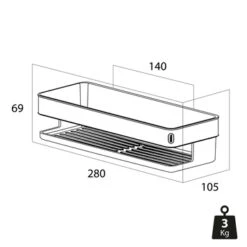 Tiger Douchemand Carv 28 Cm Zwart -Tiger 123 1908