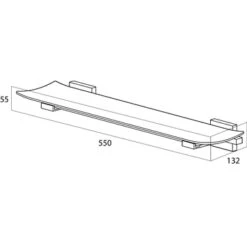 Tiger Planchet Zenna Chroom/Wengé -Tiger 123 1914