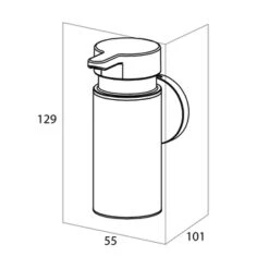Tiger Zeepdispenser Noon Medium Zwart -Tiger 123 1940