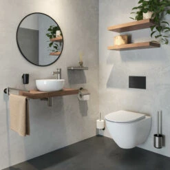 Tiger 2-armig Handdoekrek Cooper RVS/zwart -Tiger 123 1957