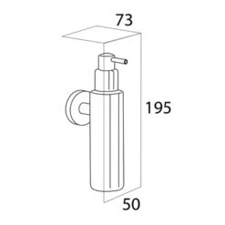 Tiger Zeepdispenser Boston Hangend RVS -Tiger 123 1983
