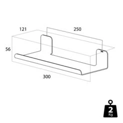 Tiger Planchet Colar Chroom 30 Cm 15 Tiger Planchet Colar Chroom 30 Cm -Tiger 123 2034
