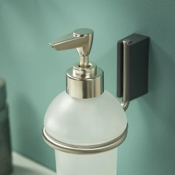 Tiger Zeepdispenser Cliqit Hangend Donkergrijs RVS 3 Tiger Zeepdispenser Cliqit Hangend Donkergrijs RVS - Afbeelding 3