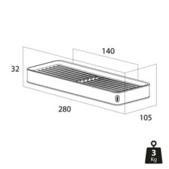 Tiger Planchet Cooper 28 Cm RVS/zwart -Tiger 123 2055