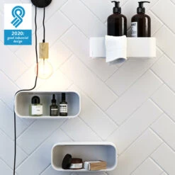 Tiger Wandrek/douchemand 2-store 25cm Wit 26 Tiger Wandrek/douchemand 2-store 25cm Wit -Tiger 123 2132