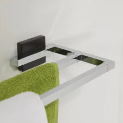 Tiger Dubbel Handdoekrek Zenna Chroom/Wengé 8 Tiger Dubbel Handdoekrek Zenna Chroom/Wengé -Tiger 123 2173