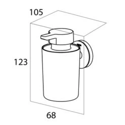 Tiger Zeepdispenser Urban Hangend Wit -Tiger 123 2195