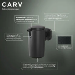 Tiger Zeepdispenser Carv 175 Ml Zwart -Tiger 123 2200