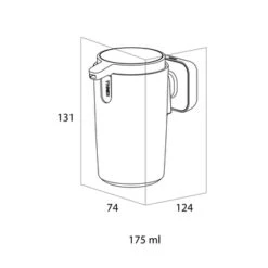 Tiger Zeepdispenser Carv 175 Ml Zwart -Tiger 123 2201