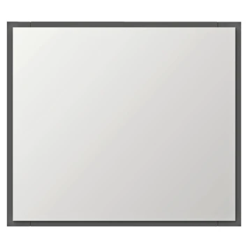 Tiger S-line Frame Spiegel 80x70 Cm Mat Zwart 2 Tiger S-line Frame Spiegel 80x70 Cm Mat Zwart - Afbeelding 2