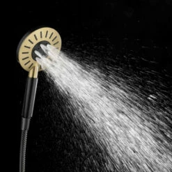 Tiger Handdouche Akcent Zwart Messing -Tiger 123 2287