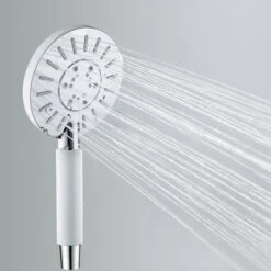 Tiger Handdouche Akcent Chroom Wit -Tiger 123 2302