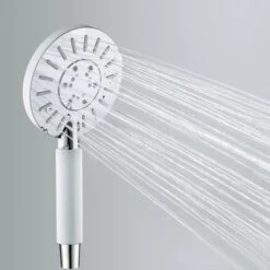 Tiger Regendoucheset Akcent Chroom Wit -Tiger 123 2308