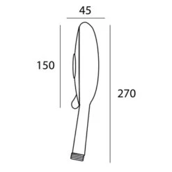 Tiger Handdouche Splash Termini Ø15 Cm 6 Standen 17 Tiger Handdouche Splash Termini Ø15 Cm 6 Standen -Tiger 123 2348