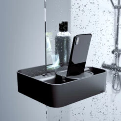 Tiger Douchemand Voor Douchewand 2-store Zwart -Tiger 123 235