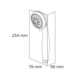 Tiger Splash Handdouche Trento 3 Standen Chroom 11 Tiger Splash Handdouche Trento 3 Standen Chroom -Tiger 123 2371