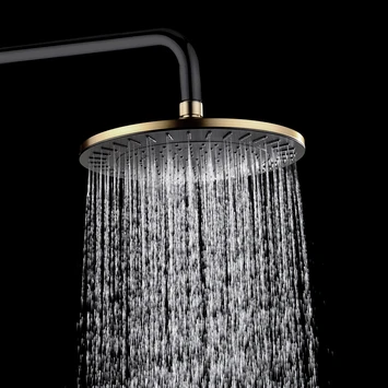 Tiger Regendoucheset Akcent Zwart Messing 7 Tiger Regendoucheset Akcent Zwart Messing - Afbeelding 7