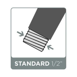 Tiger Splash Wandhouder Konisch Draaibaar Chroom -Tiger 123 2463