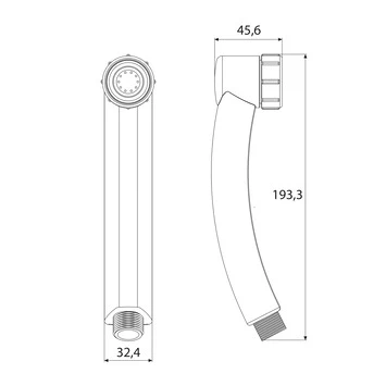 Tiger Splash Eco Handdouche Turbo Saver Chroom 4 Tiger Splash Eco Handdouche Turbo Saver Chroom - Afbeelding 4