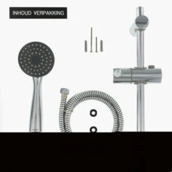 Tiger Splash Doucheset Murcia Waterbesparend Chroom -Tiger 123 2498