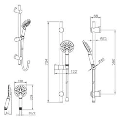 Tiger Douchesysteem Akcent Zwart 30 Tiger Douchesysteem Akcent Zwart -Tiger 123 2521