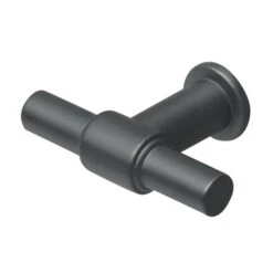 Tiger Maryport Badkamermeubelset 120 Cm Mat Wit Met Licht Eiken Houten Wasblad, Keramische Opzetkom En Matzwarte Grepen -Tiger 123 253