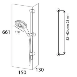 Tiger Doucheset Splash Termini Met Glijstang 6 Douchestanden 11 Tiger Doucheset Splash Termini Met Glijstang 6 Douchestanden -Tiger 123 2534