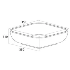 Tiger Maryport Badkamermeubelset 120 Cm Mat Wit Met Licht Eiken Houten Wasblad, Keramische Opzetkom En Matzwarte Grepen -Tiger 123 255