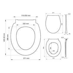 Tiger WC Bril Pasadena Wit Kunststof Met Softclose 19 Tiger WC Bril Pasadena Wit Kunststof Met Softclose -Tiger 123 2654