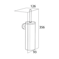Tiger Toiletborstelhouder Boston Hangend RVS Gepolijst -Tiger 123 2669