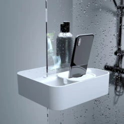 Tiger Douchemand Voor Douchewand 2-store Wit -Tiger 123 268