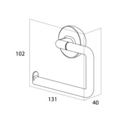 Tiger Toiletrolhouder Cooper Zonder Klep 9 Tiger Toiletrolhouder Cooper Zonder Klep -Tiger 123 2695