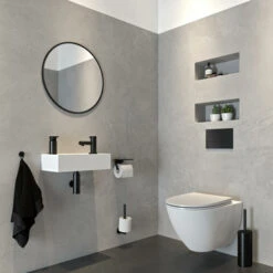 Tiger Toiletborstelhouder Noon Vrijstaand Zwart -Tiger 123 2714