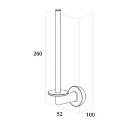 Tiger Reserverolhouder Cooper RVS/zwart 9 Tiger Reserverolhouder Cooper RVS/zwart -Tiger 123 2888