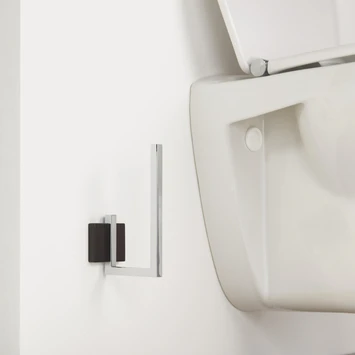 Tiger Reserverolhouder Zenna Hangend Chroom/Wengé 3 Tiger Reserverolhouder Zenna Hangend Chroom/Wengé - Afbeelding 3