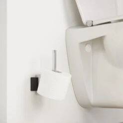 Tiger Reserverolhouder Zenna Hangend Chroom/Wengé 9 Tiger Reserverolhouder Zenna Hangend Chroom/Wengé -Tiger 123 2914